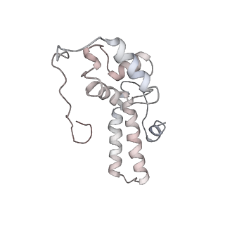 6643_5juo_KB_v1-3
Saccharomyces cerevisiae 80S ribosome bound with elongation factor eEF2-GDP-sordarin and Taura Syndrome Virus IRES, Structure I (fully rotated 40S subunit)