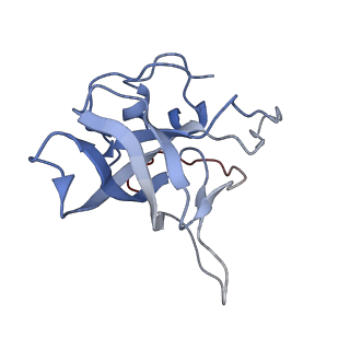 6644_5jup_AA_v1-3
Saccharomyces cerevisiae 80S ribosome bound with elongation factor eEF2-GDP-sordarin and Taura Syndrome Virus IRES, Structure II (mid-rotated 40S subunit)