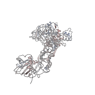 6645_5jus_DC_v1-4
Saccharomyces cerevisiae 80S ribosome bound with elongation factor eEF2-GDP-sordarin and Taura Syndrome Virus IRES, Structure III (mid-rotated 40S subunit)