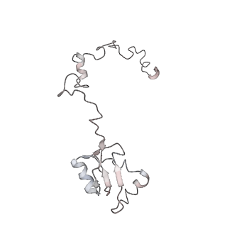 6645_5jus_FA_v1-4
Saccharomyces cerevisiae 80S ribosome bound with elongation factor eEF2-GDP-sordarin and Taura Syndrome Virus IRES, Structure III (mid-rotated 40S subunit)