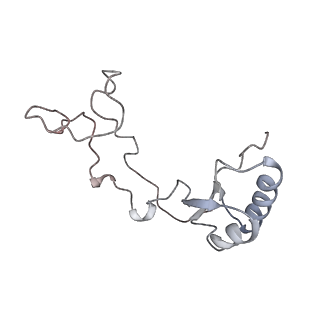 6646_5jut_JA_v1-3
Saccharomyces cerevisiae 80S ribosome bound with elongation factor eEF2-GDP-sordarin and Taura Syndrome Virus IRES, Structure IV (almost non-rotated 40S subunit)