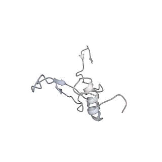 6646_5jut_SB_v1-3
Saccharomyces cerevisiae 80S ribosome bound with elongation factor eEF2-GDP-sordarin and Taura Syndrome Virus IRES, Structure IV (almost non-rotated 40S subunit)