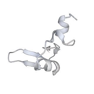 6647_5juu_BA_v1-3
Saccharomyces cerevisiae 80S ribosome bound with elongation factor eEF2-GDP-sordarin and Taura Syndrome Virus IRES, Structure V (least rotated 40S subunit)