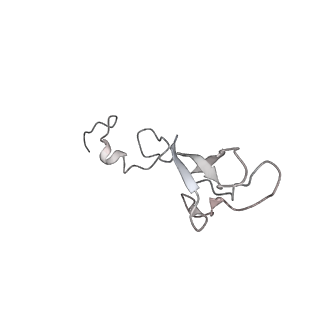 6649_5jup_YB_v1-3
Saccharomyces cerevisiae 80S ribosome bound with elongation factor eEF2-GDP-sordarin and Taura Syndrome Virus IRES, Structure II (mid-rotated 40S subunit)