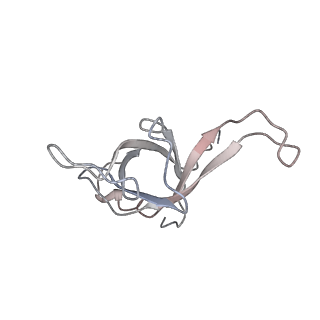 6650_5jus_KA_v1-4
Saccharomyces cerevisiae 80S ribosome bound with elongation factor eEF2-GDP-sordarin and Taura Syndrome Virus IRES, Structure III (mid-rotated 40S subunit)