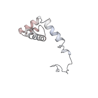 6650_5jus_NA_v1-4
Saccharomyces cerevisiae 80S ribosome bound with elongation factor eEF2-GDP-sordarin and Taura Syndrome Virus IRES, Structure III (mid-rotated 40S subunit)
