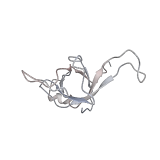 6652_5jut_KA_v1-3
Saccharomyces cerevisiae 80S ribosome bound with elongation factor eEF2-GDP-sordarin and Taura Syndrome Virus IRES, Structure IV (almost non-rotated 40S subunit)