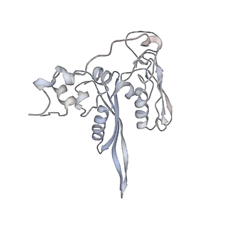 6652_5jut_ZA_v1-3
Saccharomyces cerevisiae 80S ribosome bound with elongation factor eEF2-GDP-sordarin and Taura Syndrome Virus IRES, Structure IV (almost non-rotated 40S subunit)
