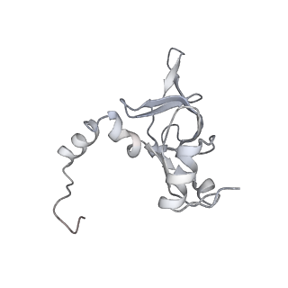 6653_5juu_DA_v1-3
Saccharomyces cerevisiae 80S ribosome bound with elongation factor eEF2-GDP-sordarin and Taura Syndrome Virus IRES, Structure V (least rotated 40S subunit)