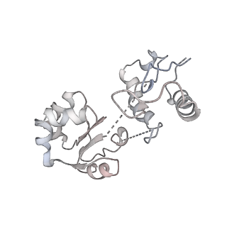 6653_5juu_E_v1-3
Saccharomyces cerevisiae 80S ribosome bound with elongation factor eEF2-GDP-sordarin and Taura Syndrome Virus IRES, Structure V (least rotated 40S subunit)