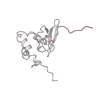 6653_5juu_MB_v1-3
Saccharomyces cerevisiae 80S ribosome bound with elongation factor eEF2-GDP-sordarin and Taura Syndrome Virus IRES, Structure V (least rotated 40S subunit)