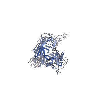 22515_7jwy_B_v1-2
Structure of SARS-CoV-2 spike at pH 4.5