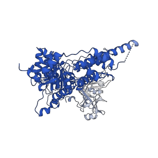22521_7jy5_F_v1-0
Structure of human p97 in complex with ATPgammaS and Npl4/Ufd1 (masked around p97)
