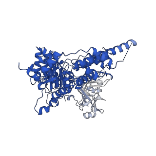 22521_7jy5_F_v1-1
Structure of human p97 in complex with ATPgammaS and Npl4/Ufd1 (masked around p97)