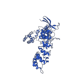 22663_7k4b_C_v1-1
Cryo-EM structure of human TRPV6 in complex with (4- phenylcyclohexyl)piperazine inhibitor cis-22a