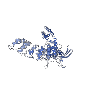 22664_7k4c_B_v1-0
Cryo-EM structure of human TRPV6 in complex with (4- phenylcyclohexyl)piperazine inhibitor Br-cis-22a