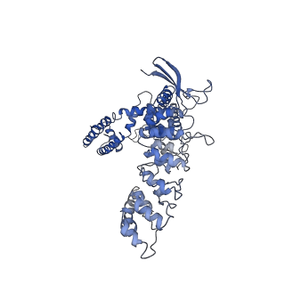 22664_7k4c_C_v1-1
Cryo-EM structure of human TRPV6 in complex with (4- phenylcyclohexyl)piperazine inhibitor Br-cis-22a