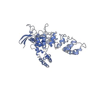 22664_7k4c_D_v1-1
Cryo-EM structure of human TRPV6 in complex with (4- phenylcyclohexyl)piperazine inhibitor Br-cis-22a