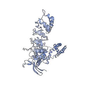 22666_7k4e_A_v1-1
Cryo-EM structure of human TRPV6 in complex with (4- phenylcyclohexyl)piperazine inhibitor 30