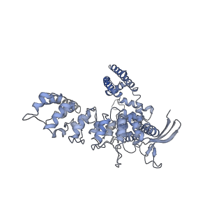22666_7k4e_B_v1-1
Cryo-EM structure of human TRPV6 in complex with (4- phenylcyclohexyl)piperazine inhibitor 30