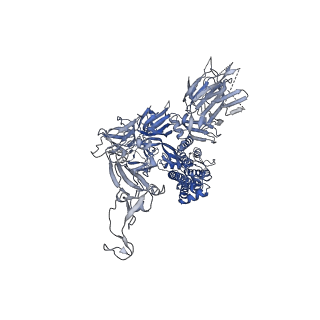 22734_7k8x_B_v1-1
Structure of the SARS-CoV-2 S 2P trimer in complex with the human neutralizing antibody Fab fragment, C121 (State 1)