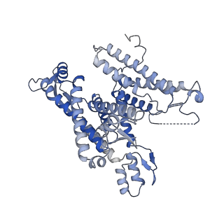 22774_7kal_A_v1-3
Cryo-EM structure of the Sec complex from T. lanuginosus, wild-type, class with Sec62, plug-open conformation