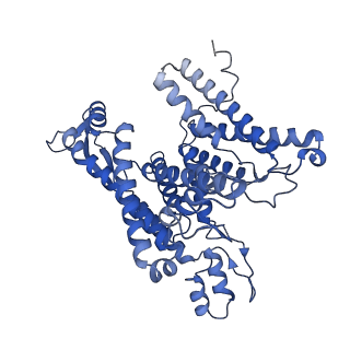 22776_7kan_A_v1-2
Cryo-EM structure of the Sec complex from T. lanuginosus, Sec62-lacking mutant (Delta Sec62)