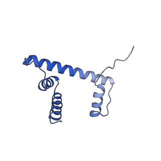 8246_5kgf_H_v1-5
Structural model of 53BP1 bound to a ubiquitylated and methylated nucleosome, at 4.5 A resolution