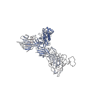 22916_7kl9_C_v1-2
Structure of the SARS-CoV-2 S 6P trimer in complex with the ACE2 protein decoy, CTC-445.2 (State 4)
