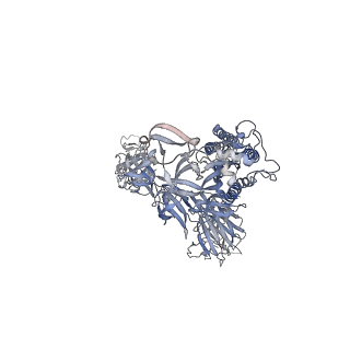 22926_7kml_A_v1-2
cryo-EM structure of SARS-CoV-2 spike in complex with Fab 15033-7, three RBDs bound