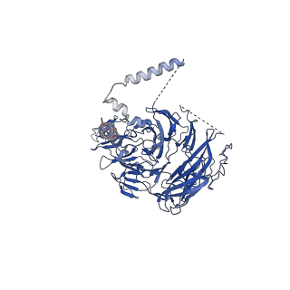 23003_7kra_A_v1-1
Cryo-EM structure of Saccharomyces cerevisiae ER membrane protein complex bound to Fab-DH4 in lipid nanodiscs