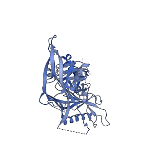 23411_7ll1_A_v1-1
Cryo-EM structure of BG505 DS-SOSIP in complex with glycan276-dependent broadly neutralizing antibody VRC40.01 Fab