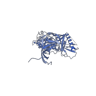 23412_7ll2_C_v1-1
Cryo-EM structure of BG505 DS-SOSIP in complex with Glycan276-Dependent Broadly Neutralizing Antibody VRC33.01 Fab