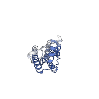 0922_6lmw_F_v1-1
Cryo-EM structure of the CALHM chimeric construct (8-mer)