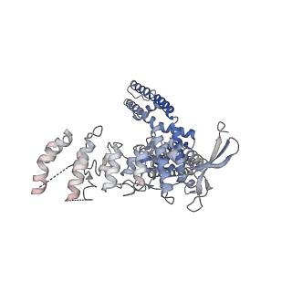 23474_7lpa_B_v1-0
Cryo-EM structure of full-length TRPV1 with capsaicin at 4 degrees Celsius
