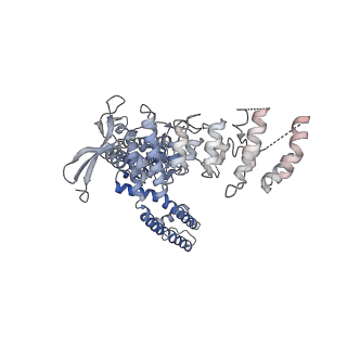 23474_7lpa_D_v1-0
Cryo-EM structure of full-length TRPV1 with capsaicin at 4 degrees Celsius