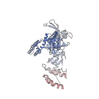 23475_7lpb_A_v1-0
Cryo-EM structure of full-length TRPV1 with capsaicin at 25 degrees Celsius