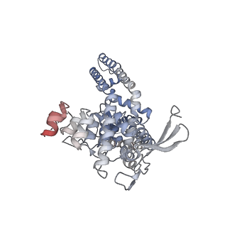 23479_7lpe_D_v1-0
Cryo-EM structure of full-length TRPV1 with capsaicin at 48 degrees Celsius, in an open state, class 1
