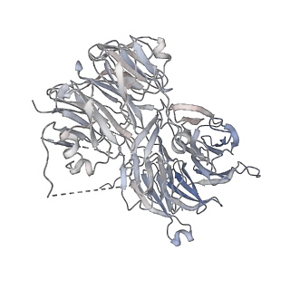 0950_6lqq_A4_v1-2
Cryo-EM structure of 90S small subunit preribosomes in transition states (State B)