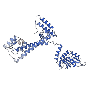 0952_6lqs_3D_v1-1
Cryo-EM structure of 90S small subunit preribosomes in transition states (State D)