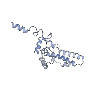 0953_6lqt_SK_v1-1
Cryo-EM structure of 90S small subunit preribosomes in transition states (State E)