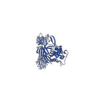 23556_7lwt_B_v1-1
UK (B.1.1.7) SARS-CoV-2 spike protein variant (S-GSAS-B.1.1.7) in the 1-RBD-up conformation