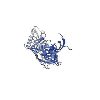 23572_7lxn_E_v1-1
Cryo-EM structure of EDC-crosslinked ConM SOSIP.v7 (ConM-EDC) in complex with bNAb PGT122