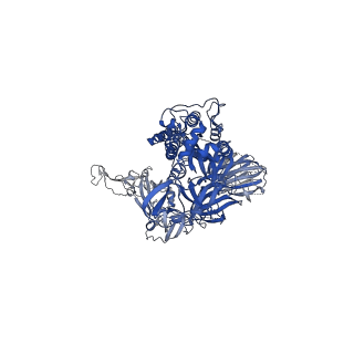 23596_7lyn_A_v1-1
South African (B.1.351) SARS-CoV-2 spike protein variant (S-GSAS-B.1.351) in the 1-RBD-up conformation