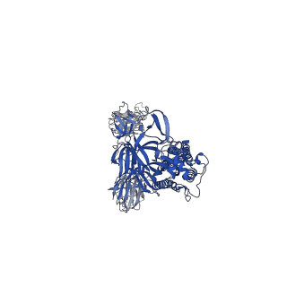 23596_7lyn_B_v2-1
South African (B.1.351) SARS-CoV-2 spike protein variant (S-GSAS-B.1.351) in the 1-RBD-up conformation