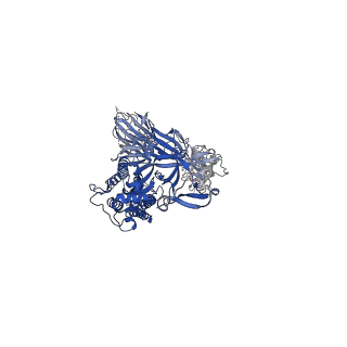 23599_7lyq_B_v2-0
South African (B.1.351) SARS-CoV-2 spike protein variant (S-GSAS-B.1.351) in the 1-RBD-up conformation