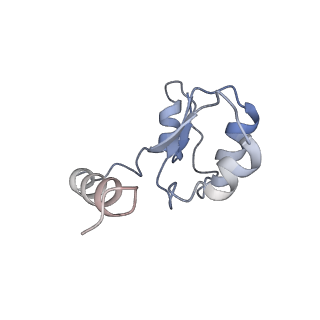 30014_6ly8_H_v1-1
V/A-ATPase from Thermus thermophilus, the soluble domain, including V1, d, two EG stalks, and N-terminal domain of a-subunit.