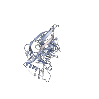 9062_6mar_A_v1-1
HIV-1 Envelope Glycoprotein Clone BG505 delCT N332T in complex with broadly neutralizing antibody Fab PGT151