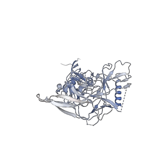 9062_6mar_C_v1-1
HIV-1 Envelope Glycoprotein Clone BG505 delCT N332T in complex with broadly neutralizing antibody Fab PGT151