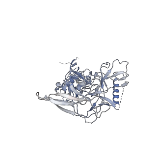 9062_6mar_C_v2-0
HIV-1 Envelope Glycoprotein Clone BG505 delCT N332T in complex with broadly neutralizing antibody Fab PGT151